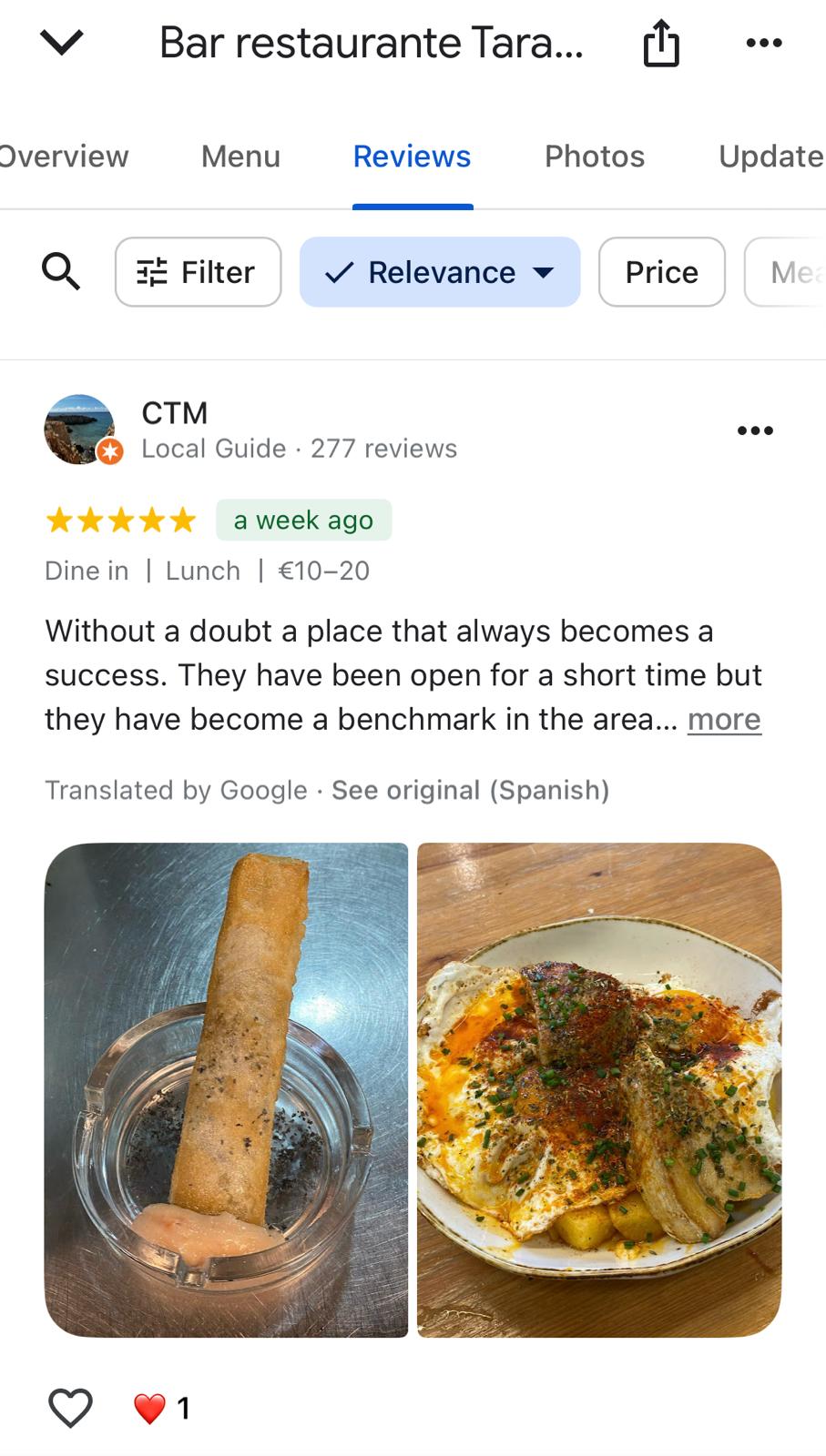 Guest review image 2 from Tarantelo restaurant showing happy customers